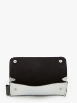 Pouch La Trousse De Paul Leather Paul marius Silver givre TROUSGIV-vue-porte