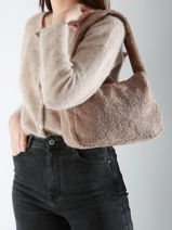 Sac Bandoulire Fur Miniprix Marron fur 3927-vue-porte