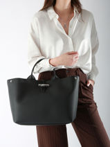 Longchamp Le roseau Sacs port main Noir-vue-porte