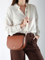 Longchamp Epure timeless Messenger bag Brown-vue-porte