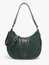 Shoulder Bag Winter Velvet Miniprix Green wt velvet 3662