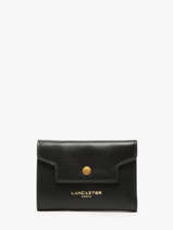 Wallet Leather Lancaster Black donna grace 60