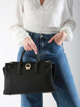 Sac Port� Main M Equestre Cuir Etrier Multicolore equestre EEQT142M-vue-porte