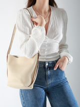 Sac Port� �paule Sac � Dos S Cavalier Cuir Etrier Beige cavalier ECLR126S-vue-porte