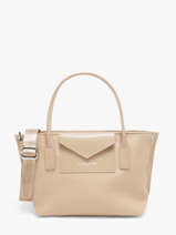 Shoulder Bag Maya Leather Lancaster Beige maya 88