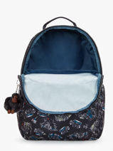 2-compartment Backpack With 15" Laptop Sleeve Kipling Blue back to school / pbg PBGI5816-vue-porte