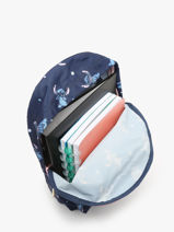 Mini Backpack Lilo & stitch Blue fun all around 79500198-vue-porte