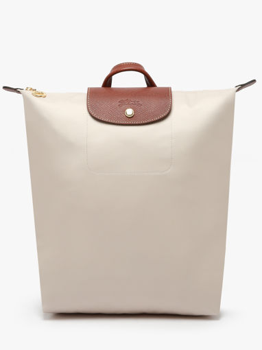 Longchamp Le pliage original Backpack White