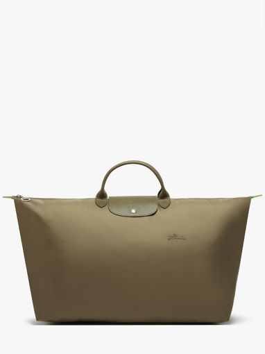 Longchamp Le pliage green Travel bag Brown