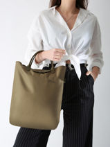 Longchamp Le pliage green Handbag Green-vue-porte