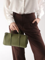 Longchamp Daylong Sacs port� main Vert-vue-porte