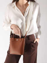 Longchamp Epure timeless Sacs port� travers Marron-vue-porte