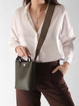 Longchamp Epure timeless Sacs port� travers Vert-vue-porte