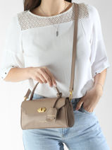 Sac � Main Donna Grace Cuir Lancaster Gris donna grace 73-vue-porte