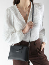 Shoulder Bag Maya Lancaster Blue maya 100-vue-porte