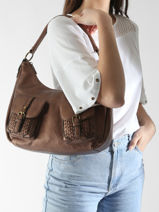 Shoulder Bag Winter Old Miniprix Brown winter old 19353-vue-porte