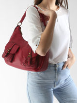 Shoulder Bag Winter Old Miniprix Red winter old 19353-vue-porte