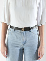 Ceinture Tommy hilfiger Noir belt AW17281-vue-porte