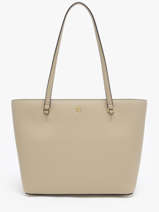 Sac Port� �paule Medium Karly Cuir Lauren ralph lauren Marron karly 31924351