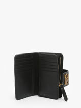 Wallet Leather Karl lagerfeld Black k autograph A1W32057-vue-porte