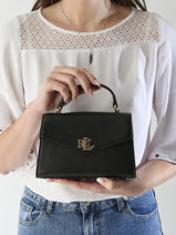 Handbag Farrah Leather Lauren ralph lauren Brown farrah 31968761-vue-porte