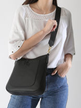 Sac Bandouli�re Cameryn Cuir Lauren ralph lauren Noir cameryn 31970152-vue-porte