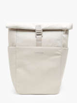 Sac � Dos 1 Compartiment + Pc 14" Lund Basic Kapten and son Blanc backpack LUNDBAS
