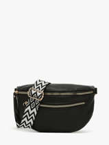 Sac Banane Gallantry Noir sangle 1