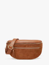Sac Banane Cuir Milano Marron velvet caviar VC24111