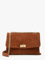 Sac Bandoulire Velvet Caviar Cuir Milano Marron velvet caviar VC24115