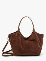 Sac Port� �paule Velvet Caviar Cuir Milano Marron velvet caviar VC241111
