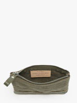 Coin Purse Le Cabas Linen Vanessa bruno Green cabas lin 31V42017-vue-porte
