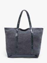 Le Cabas L Lin Paillettes Vanessa bruno Bleu cabas lin 31V40409