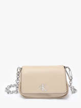 Sac Bandouli�re Minimal Mono Polyester Calvin klein jeans Marron minimal mono K613049