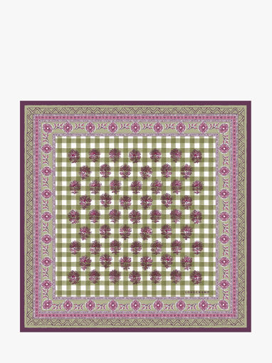 Longchamp Soie gots Scarf Green