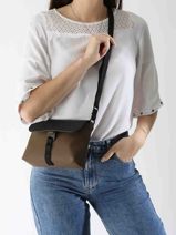 Sac Bandoulire City Polyester Recycl Ucon acrobatics Noir city YURI-vue-porte