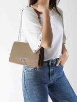 Crossbody Bag Ck Medium Calvin klein jeans Beige ck medium K613138-vue-porte