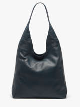 Sac Port paule Cow Cuir Basilic pepper Bleu cow BCOW2L