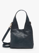 Sac Bandoulire Cow Cuir Basilic pepper Bleu cow BCOW2S