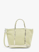Sac Bandouli�re Baby Cabas Paillettes Vanessa bruno Vert cabas 1V40410