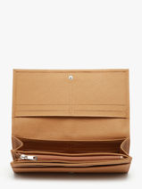 Longchamp Le roseau Wallet Brown-vue-porte