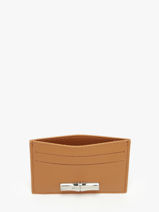 Longchamp Le roseau Bill case / card case Brown-vue-porte