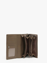 Leather Confort Wallet Hexagona Brown confort 467779-vue-porte