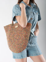 Sac Port paule Gerbera Woomen Multicolore gerbera WGER07-vue-porte