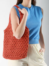 Sac Port� �paule Strelitzia Woomen Rouge strelitzia WSTR01-vue-porte