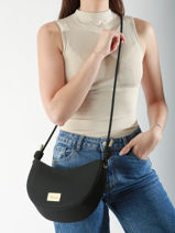Shoulder Bag Muscari Woomen Black muscari WMUS27-vue-porte