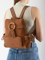 Sac � Dos Camomille Woomen Marron camomille WCAO02-vue-porte
