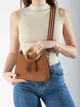 Crossbody Bag S Camomille Woomen Brown camomille WCAO1S-vue-porte