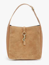 Shoulder Bag Velvet Caviar Leather Milano Brown velvet caviar VC24118