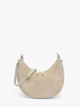 Shoulder Bag Velvet Caviar Leather Milano Beige velvet caviar VC24119